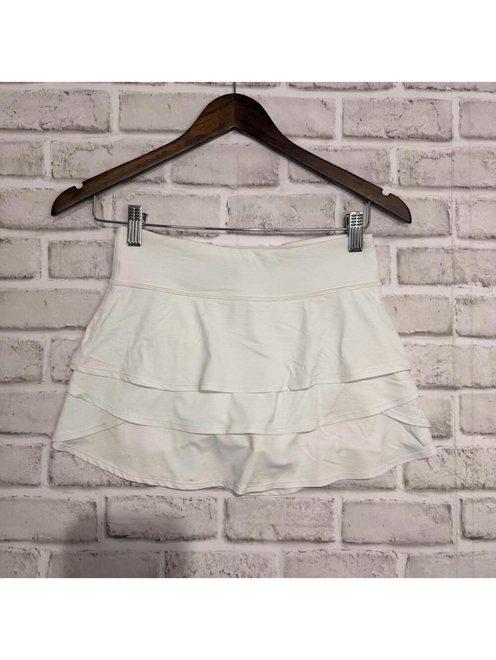 Athleta Girl Swing Skort Ruffled White Girl's Size L/12 Skirt